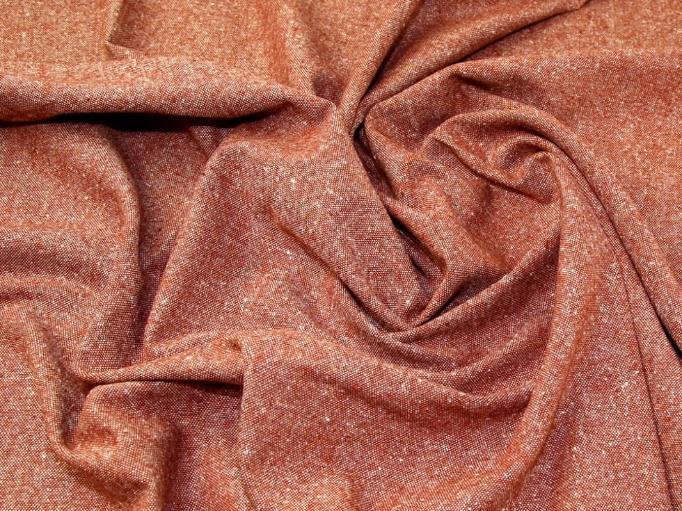 Lady Mcelroy Terracotta Wool Blend Coating Fabric