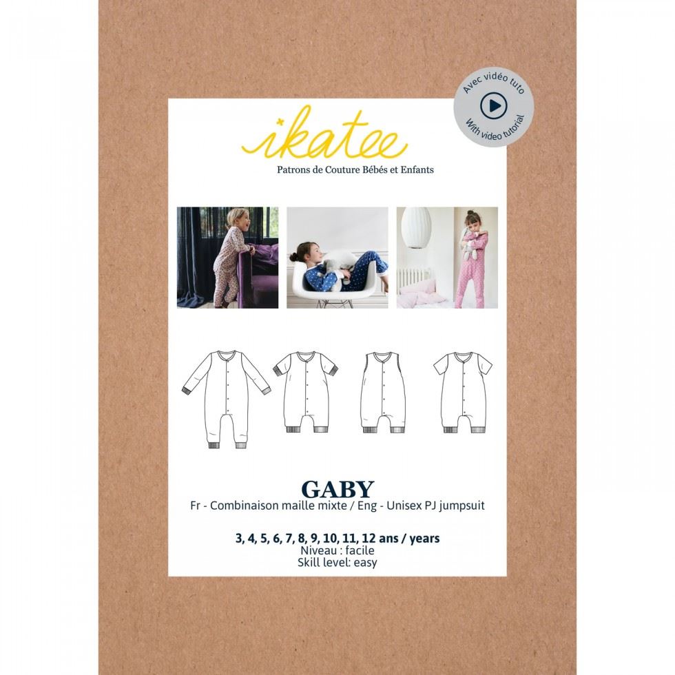 Ikatee Sewing Pattern Kids Gaby Jumpsuit
