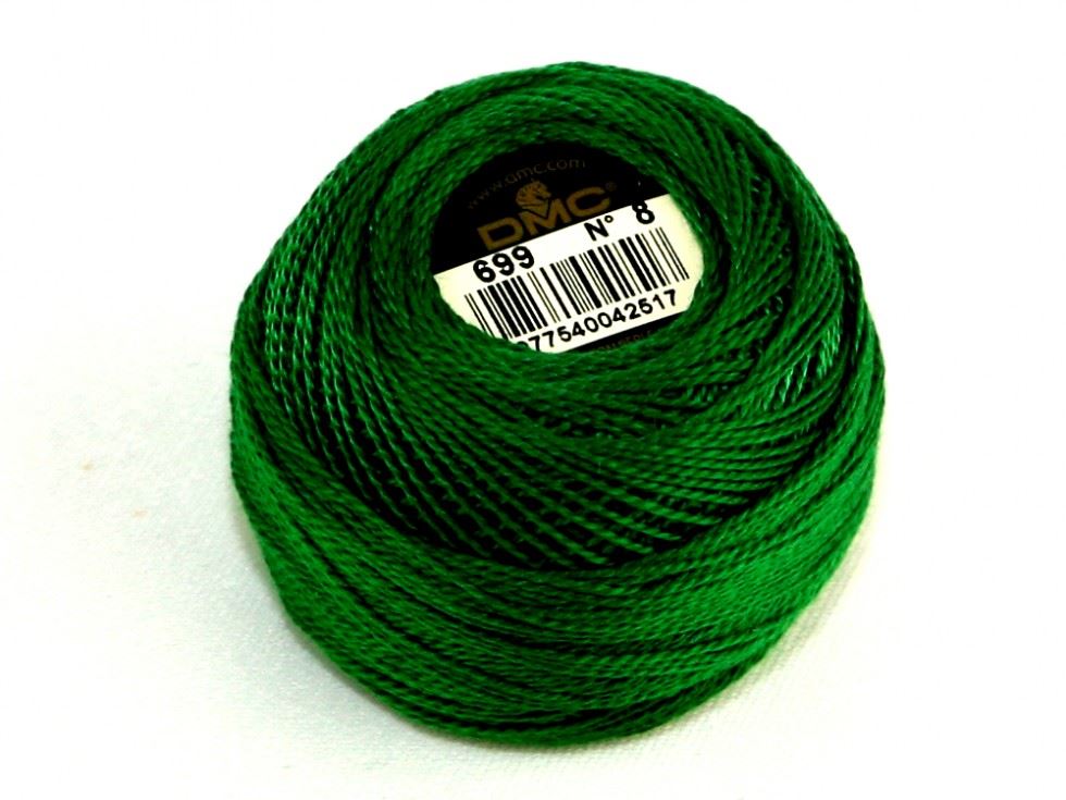 Dmc 699 Size 8 Cotton Perle Thread