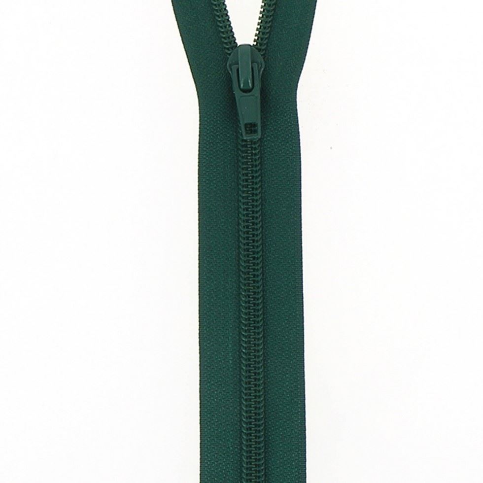 Milward Nylon Open End Zips Bottle Green