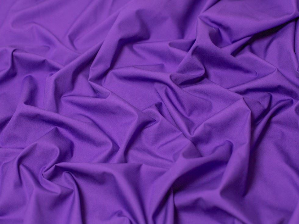 Minerva Core Range Light 100% Cotton Poplin Fabric Purple
 