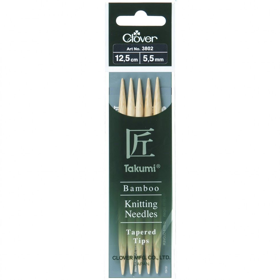 Clover Bamboo Double Point Needles
 