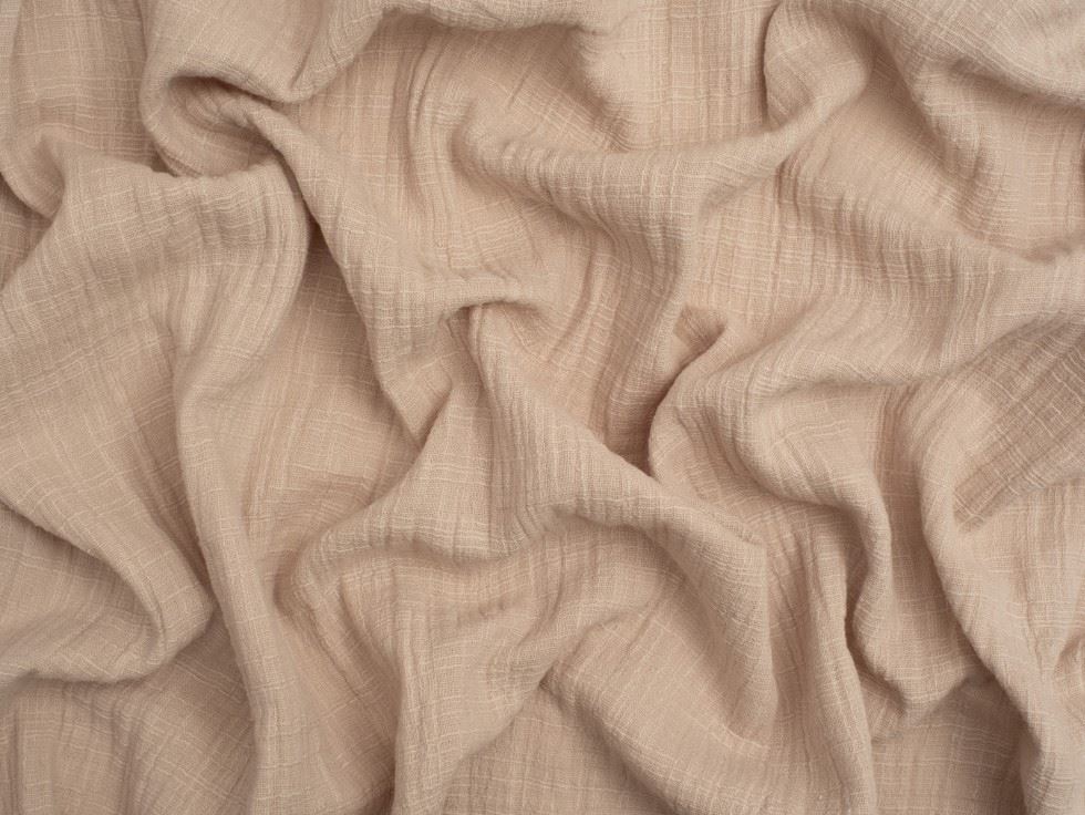 Minerva Core Range Slub Cotton Double Gauze Fabric
 