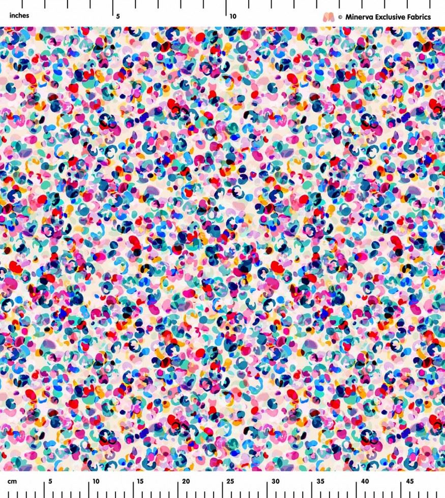 Minerva Exclusive Linen Fabric - POD - Popcorn Jelly - per metre - Picture 2 of 8