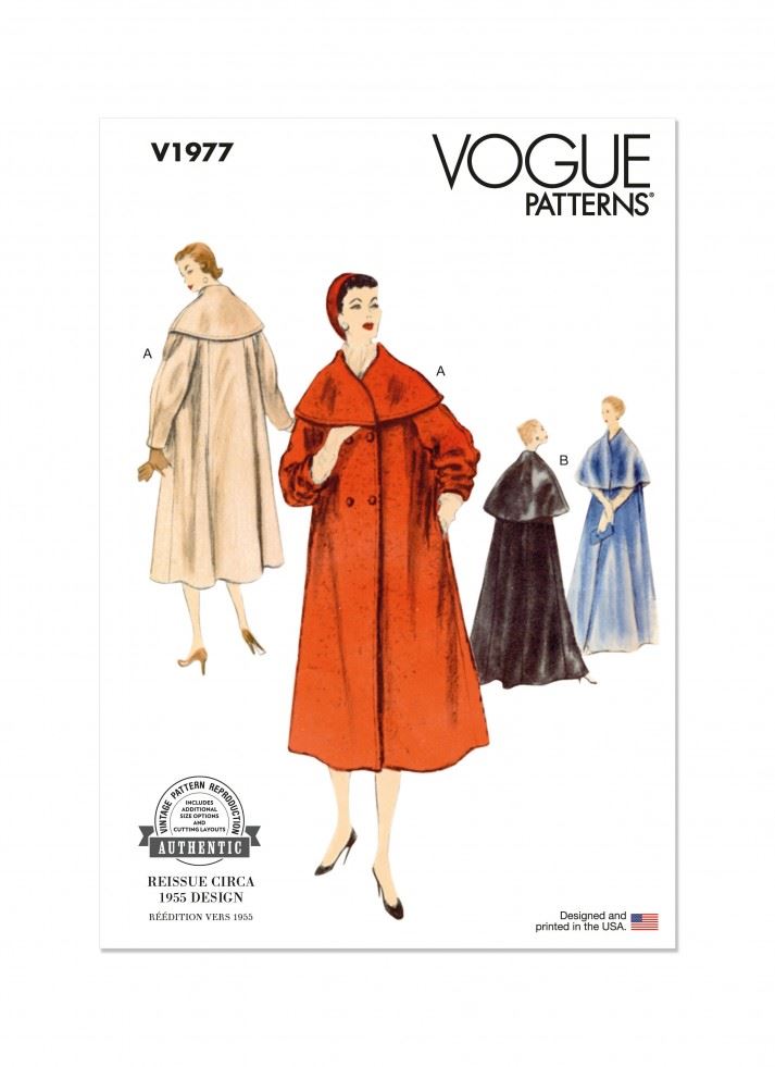 Vogue Paper Sewing Pattern 1977