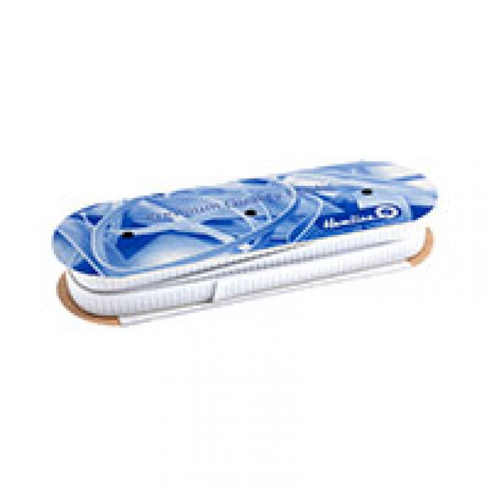 Hemline Flat Ribbed Elastic White
 