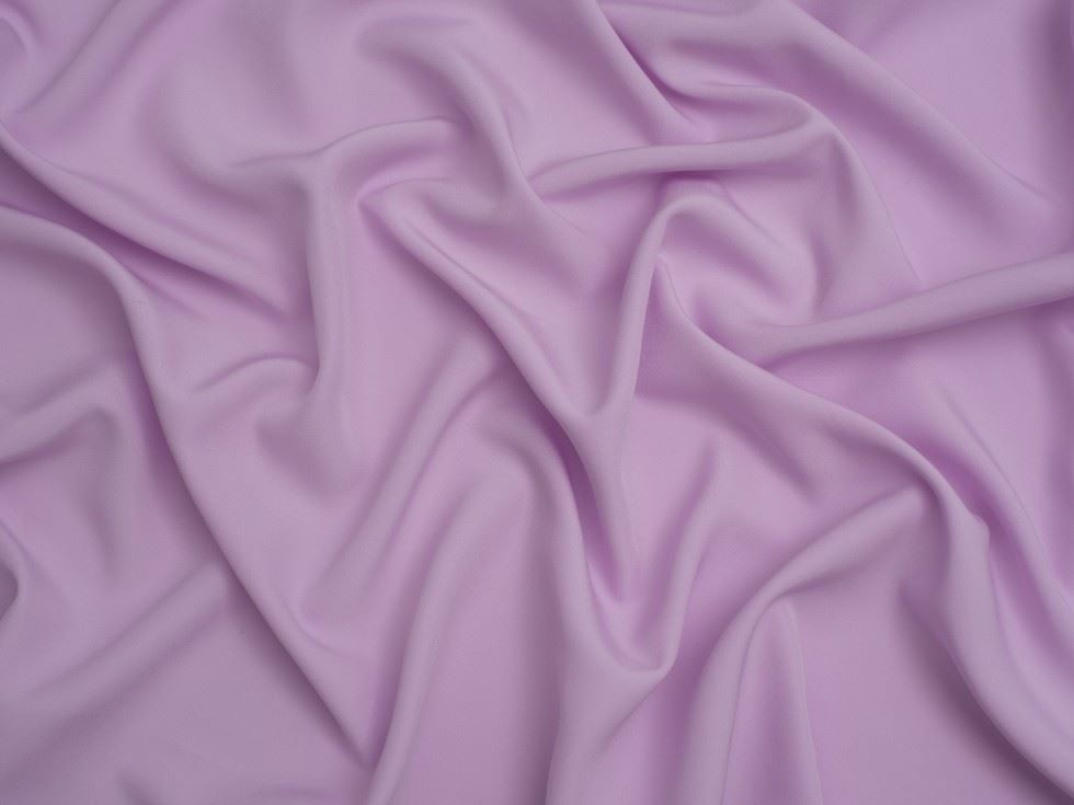 Minerva Core Range Soft Touch Crepe Fabric Lilac
 