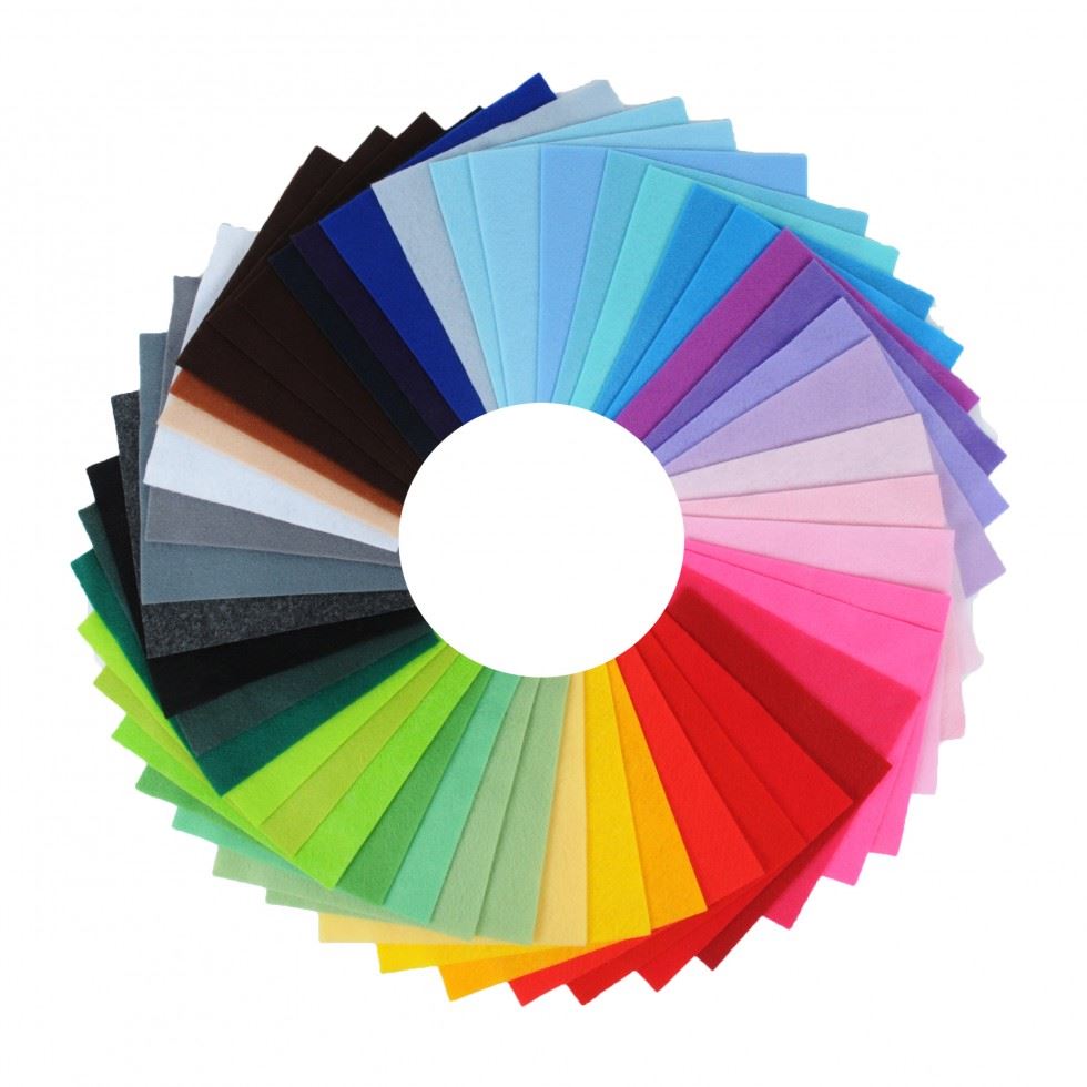 Trimits Assorted Colours Acrylic Felt Fabric Packs