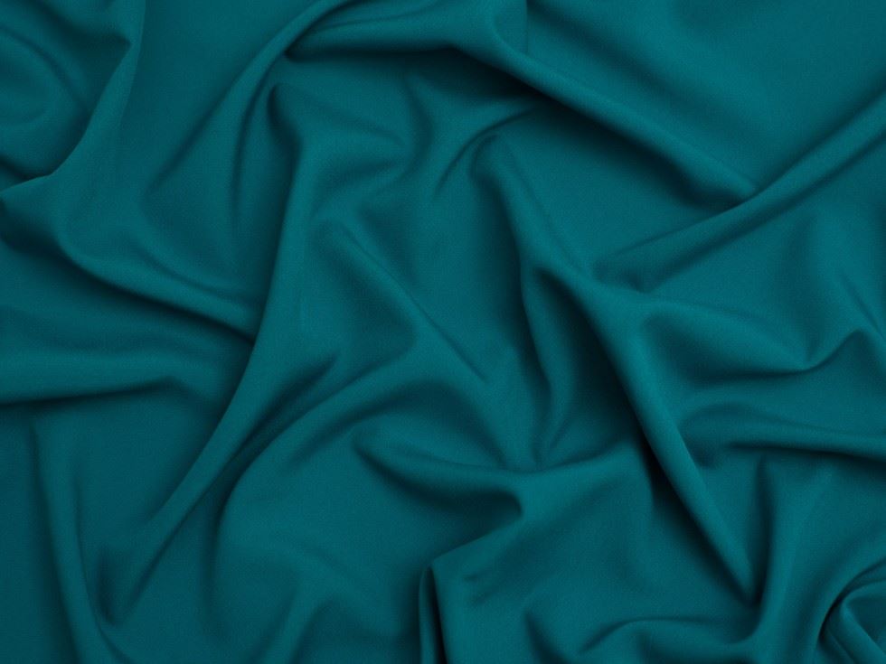 Minerva Core Range Soft Touch Crepe Fabric Teal
 