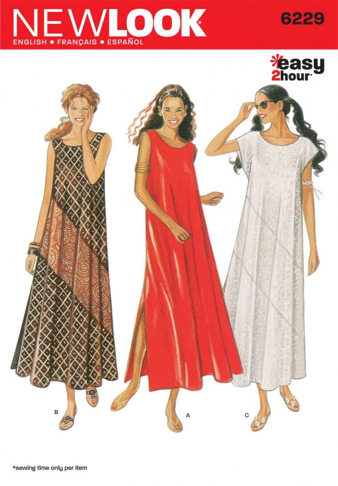 New Look Paper Sewing Pattern 6229
 