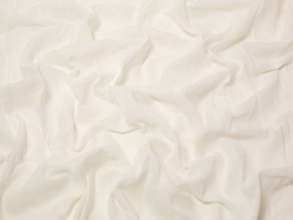 Minerva Core Range White Fire Retardant Muslin Fabric