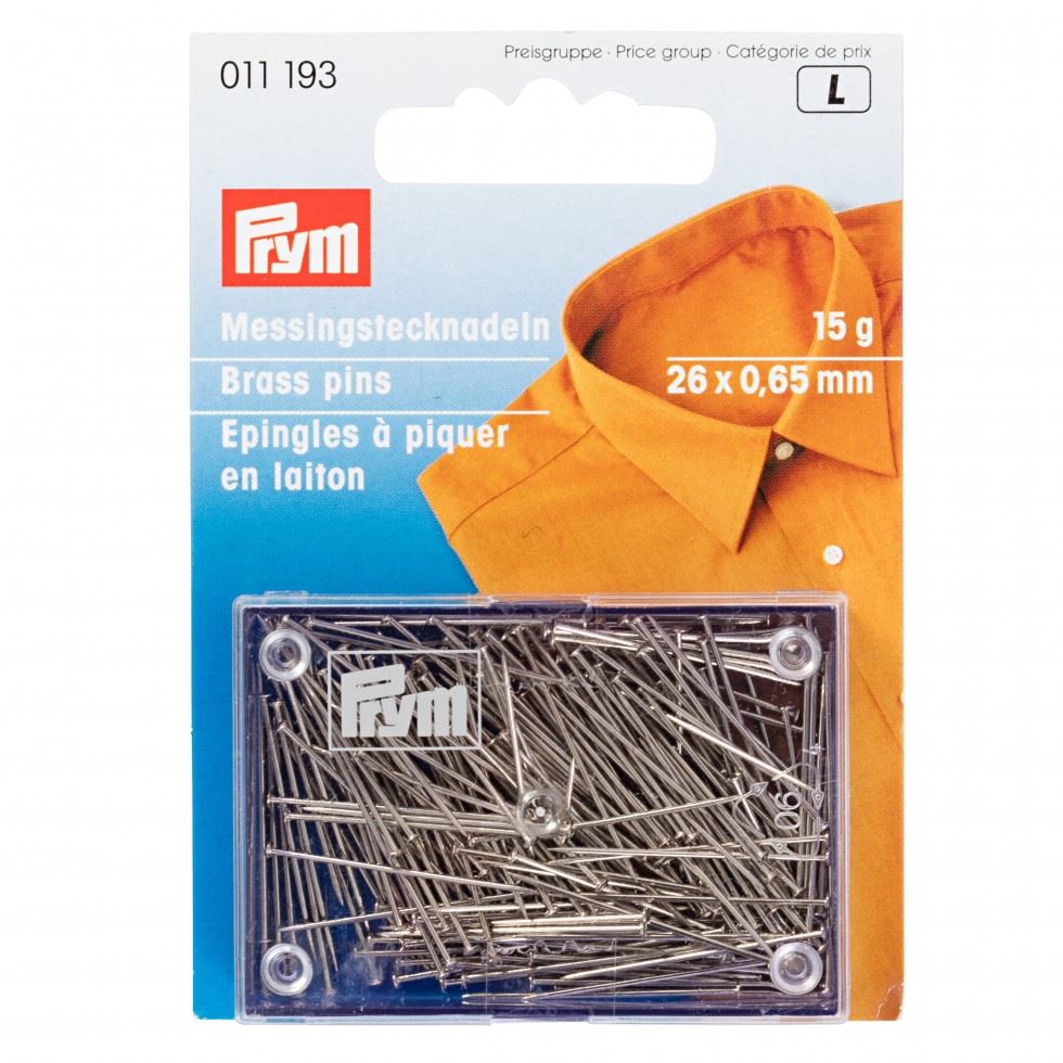 Prym Straight Pins Silver
 