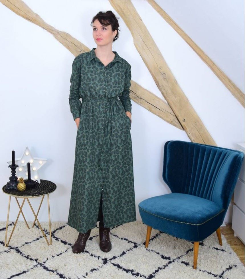 Cousette Paper Sewing Pattern Cachette Shirt & Shirt Dress
 