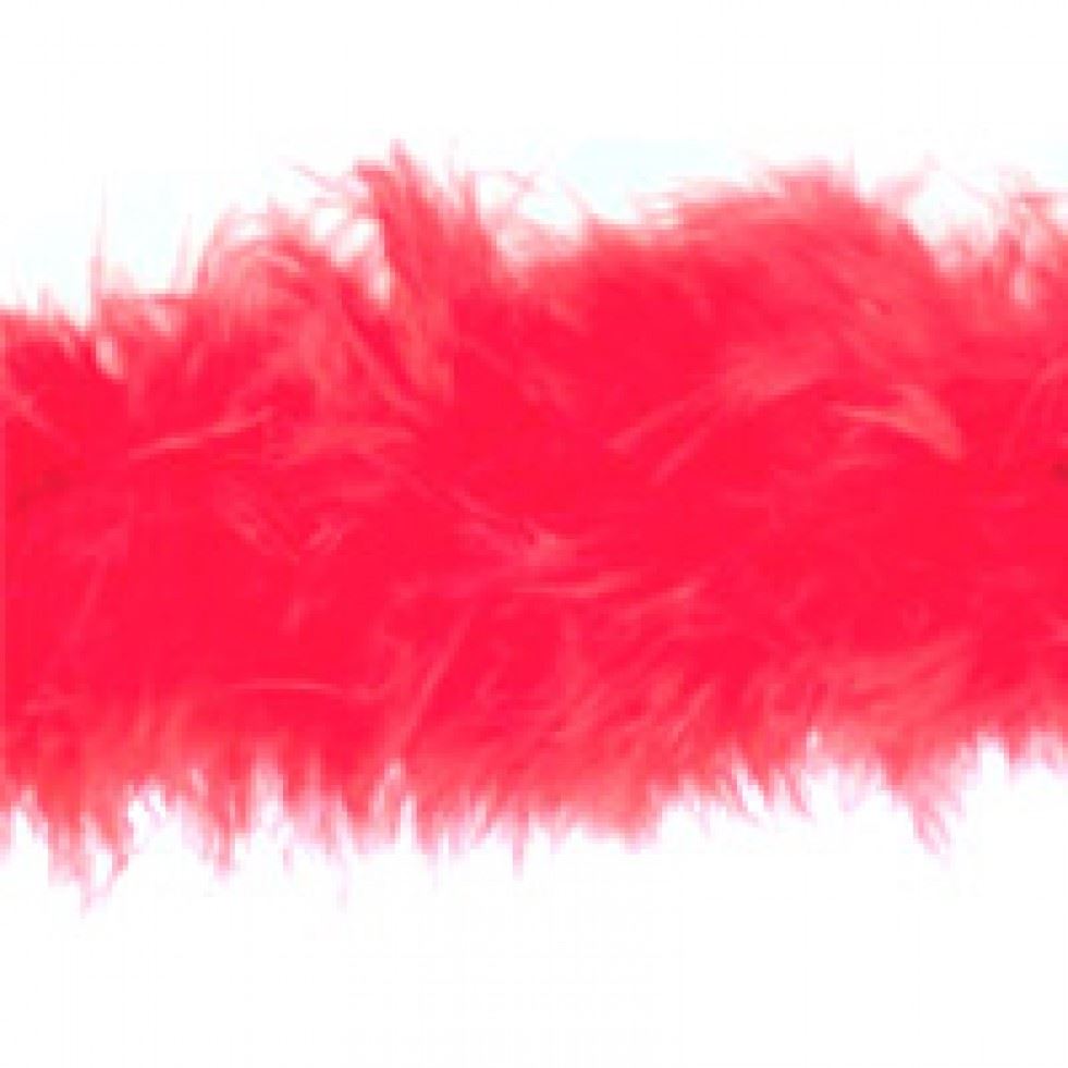 Trimits Red Marabou Boa Feather Trim