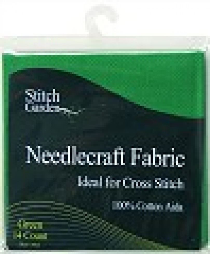 Stitch Garden Aida 14 HPI Cross Stitch Fabric (Value Pack) Green
 