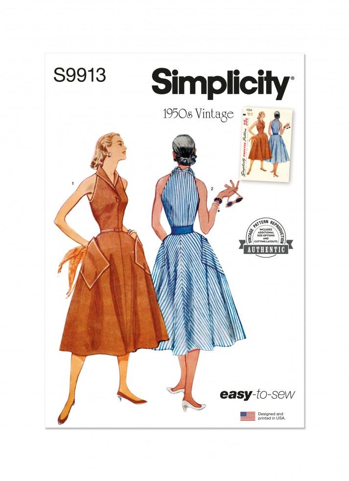Simplicity Paper Sewing Pattern 9913
 