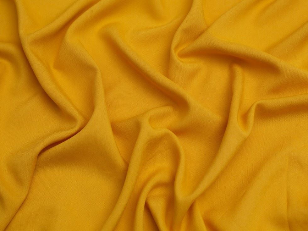 Minerva Core Range Viscose Poplin Fabric Ochre
 