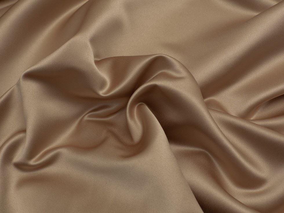 Minerva Core Range Classique Duchess Satin Fabric Coffee