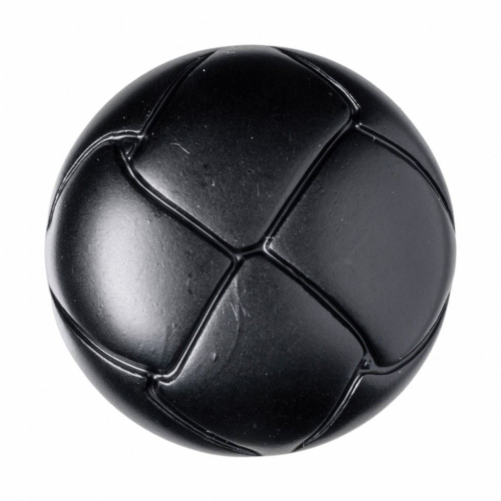 Hemline Black Round Plastic Buttons