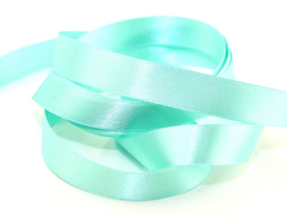 Berisfords Double Faced Satin Ribbon 78 Aqua
 