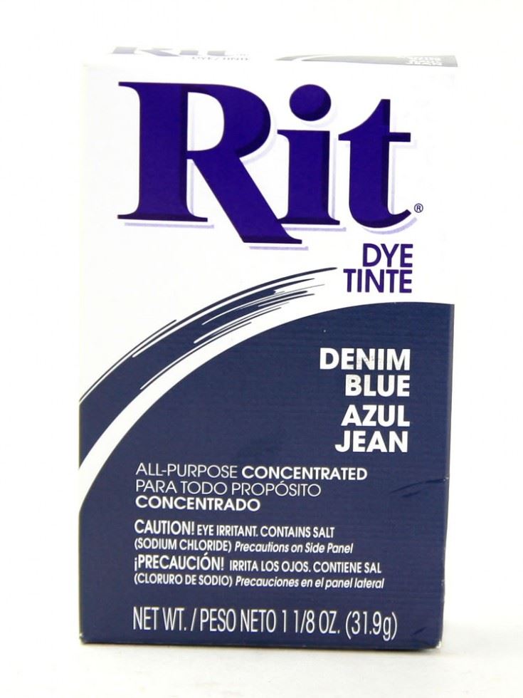Rit Denim Blue Powder Fabric Dye