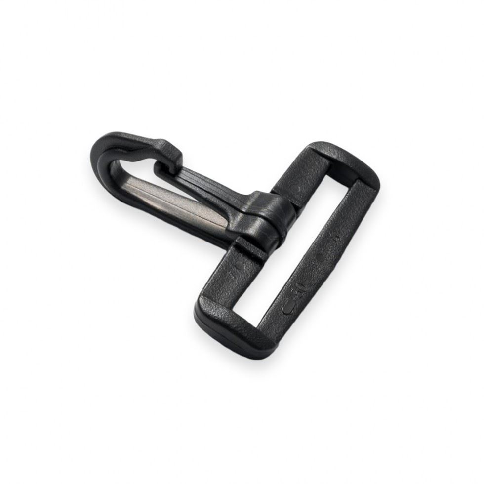 Plastic Delrin Dog Hooks (Bulk Value Pack) Black
 