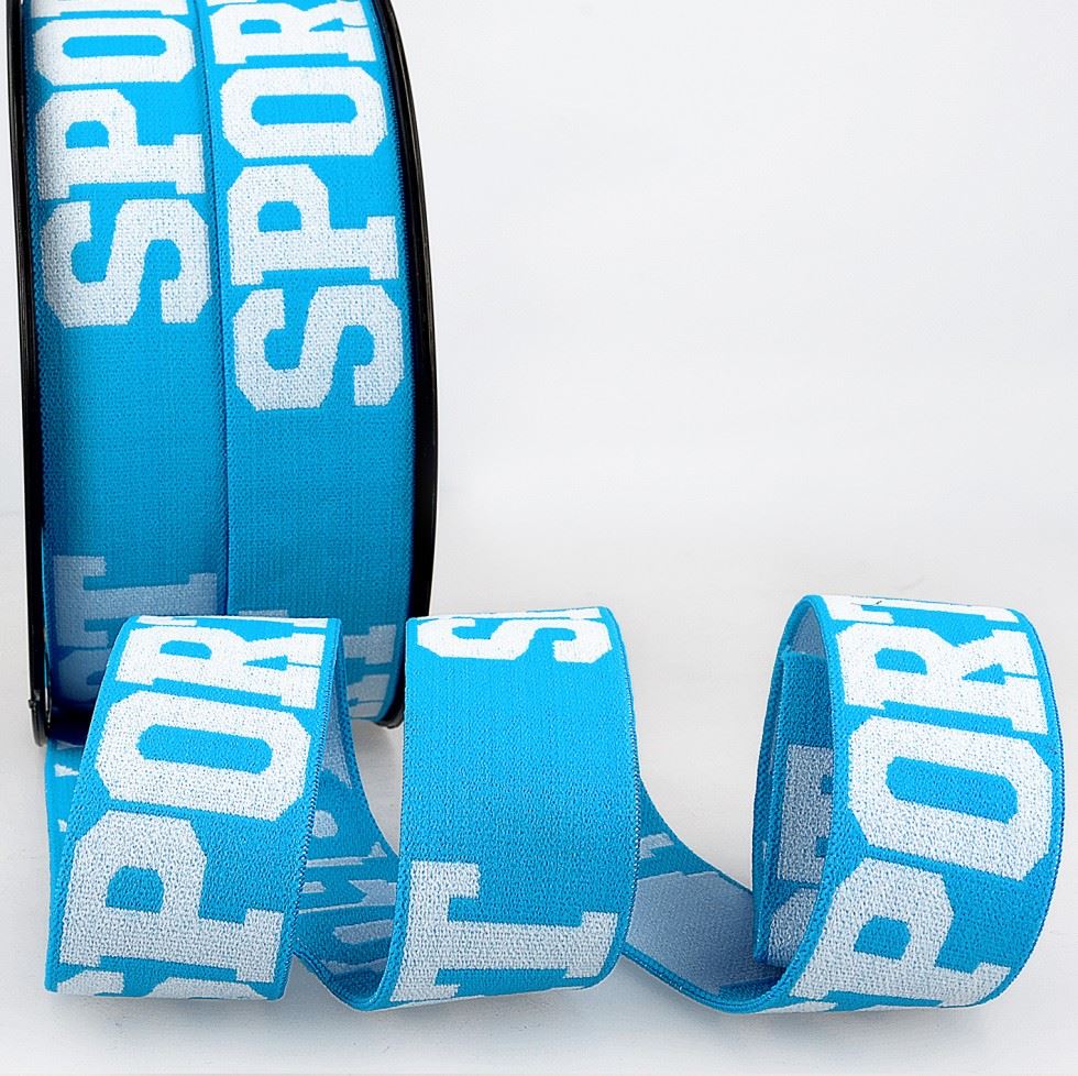 Stephanoise Sport Waistband Elastic Turquoise Blue