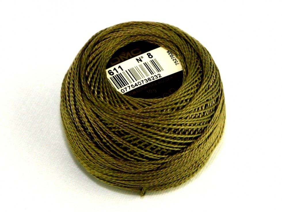 Dmc 611 Size 8 Cotton Perle Thread