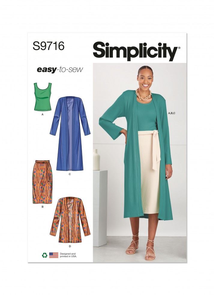 Simplicity Paper Sewing Pattern 9716
 