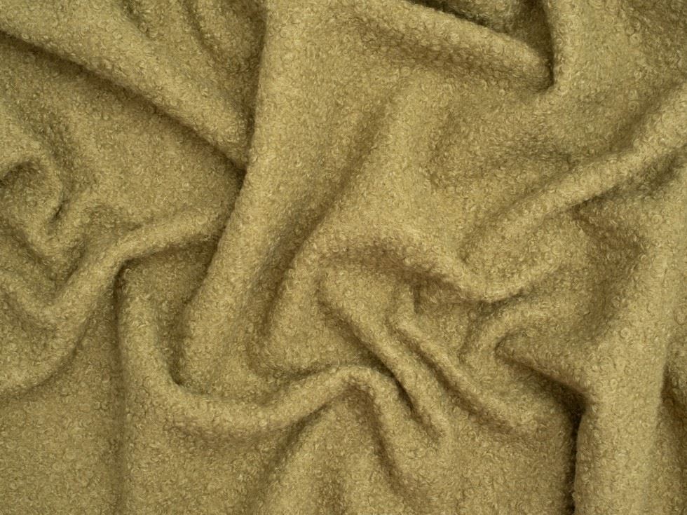 Minerva Core Range Boucle Textured Coating Fabric Pistachio
