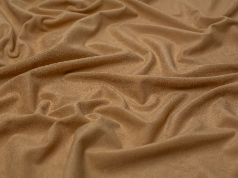 Minerva Core Range Faux Suede Suedette Fabric Beige
 