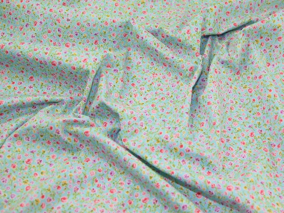 Rose and Hubble 100% Cotton Poplin Fabric Sky Blue
 