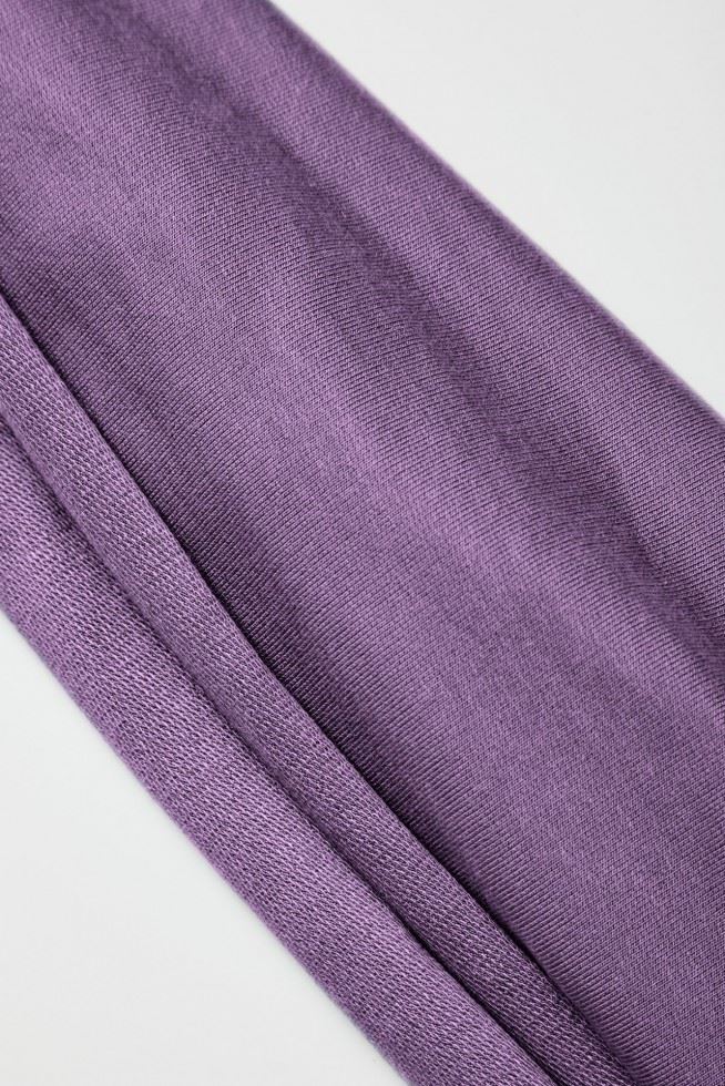 Meet Milk Mauve Tencel Lyocell Loop Back French Terry Stretch Knit Fabric