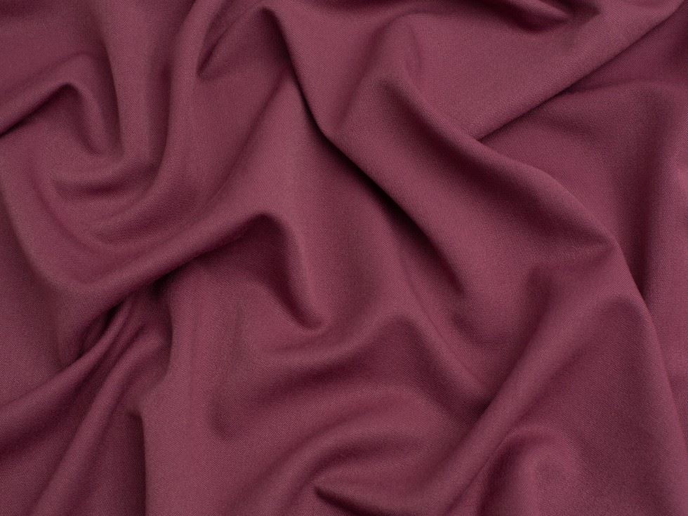 Stretch Woven Viscose Twill Suiting Fabric Mauve
 