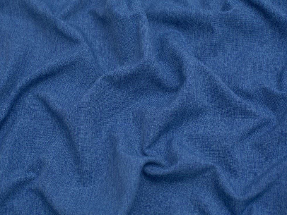 Water Resistant Polyester Suiting Fabric Blue