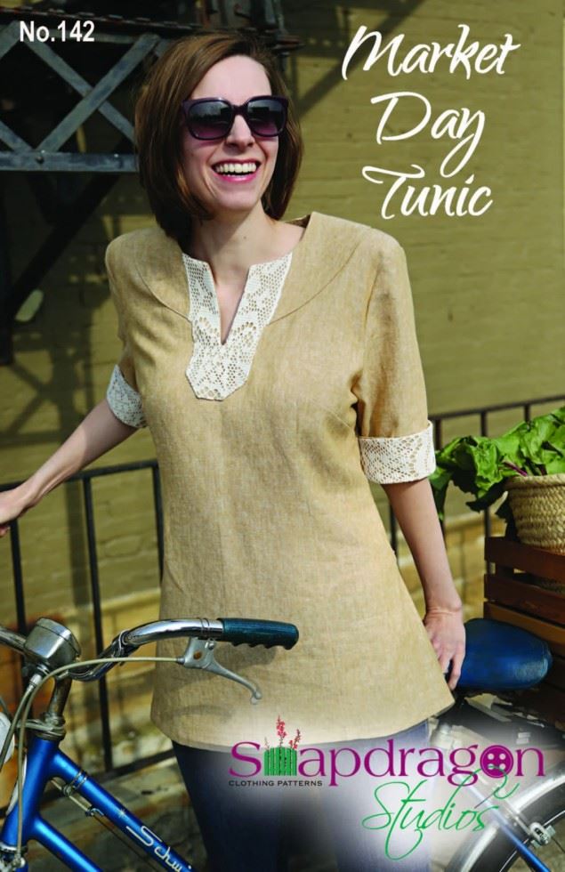 SnapDragon Studios Paper Sewing Pattern Market Day Tunic
 