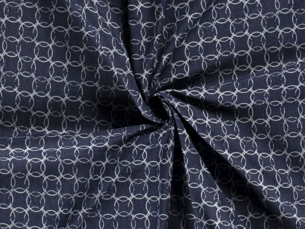 Stretch Woven Denim Fabric Indigo