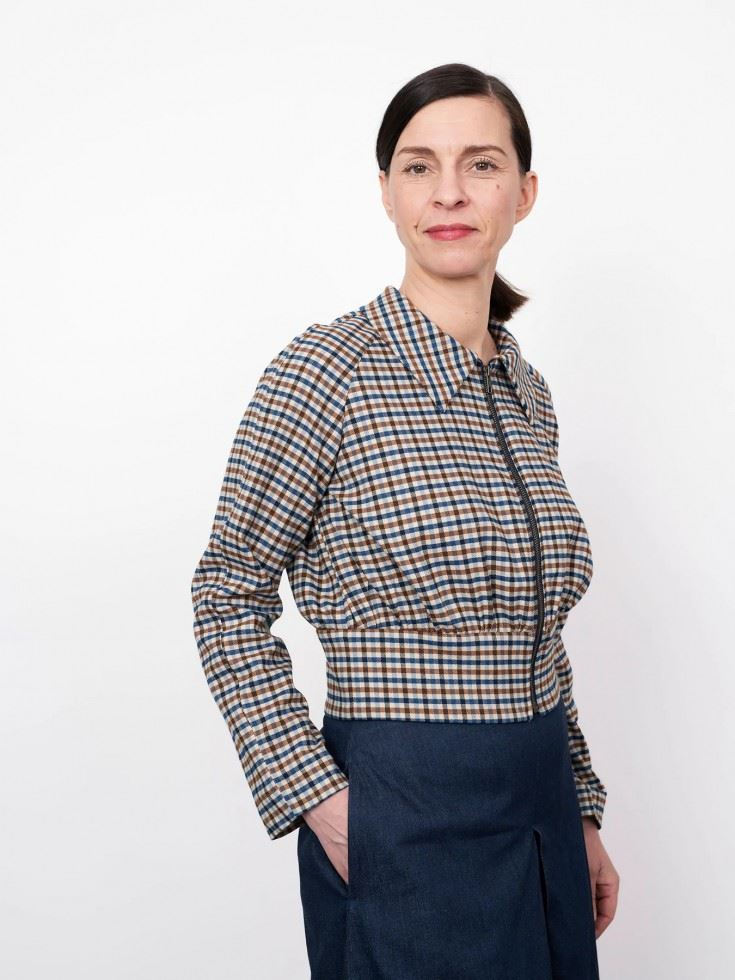 The Assembly Line Sewing Pattern Cropped Jacket
