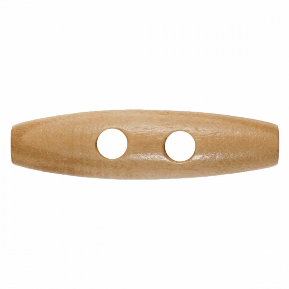 Hemline Natural Wood Wood Toggles
