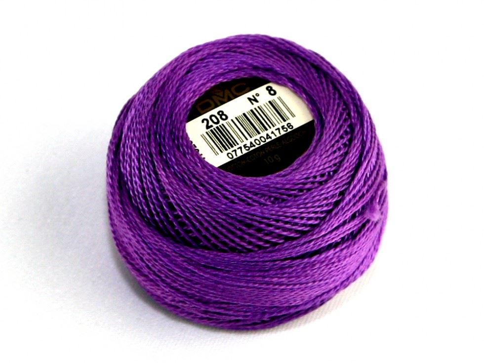 Dmc 208 Size 8 Cotton Perle Thread