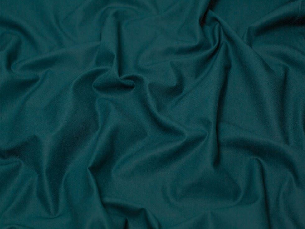 Minerva Core Range Peacock 100% Cotton Twill Fabric