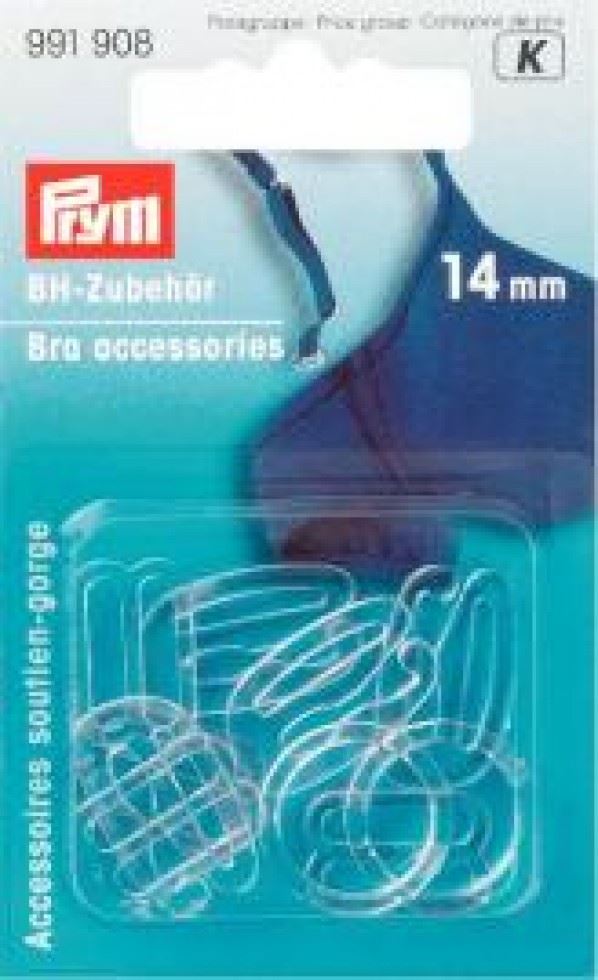 Minerva Bra Strap Accessories Clear Plastic Prym 991908
