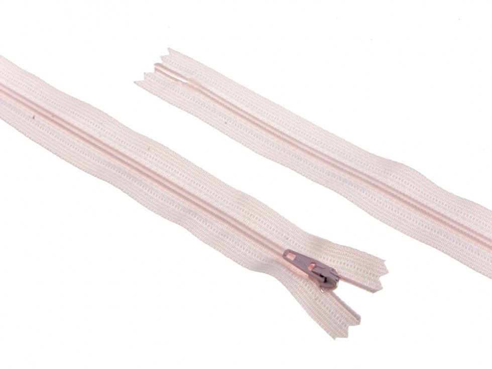 YKK Nylon Closed End Dress Zips Pale Pink
 