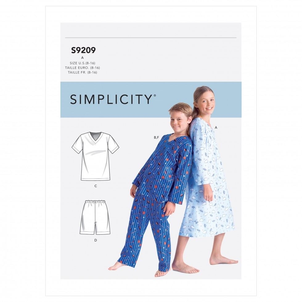 Minerva Sewing Pattern 9209 Simplicity Simplicity-9209-A