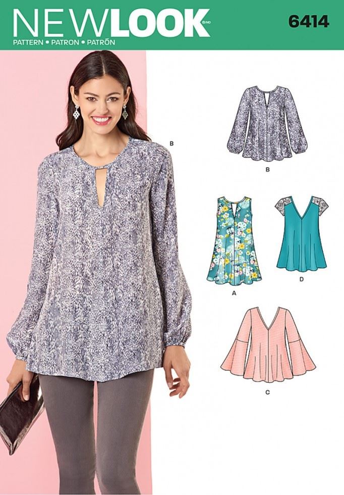 Minerva Sewing Pattern 6414 New Look Newlook-6414