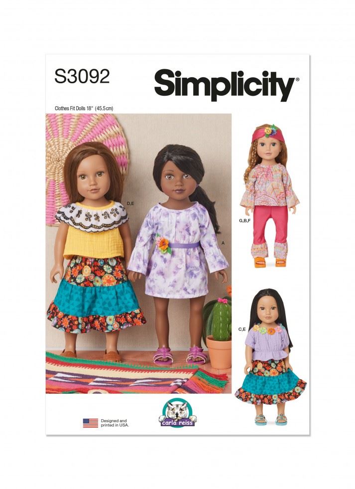 Simplicity Paper Sewing Pattern 3092
 