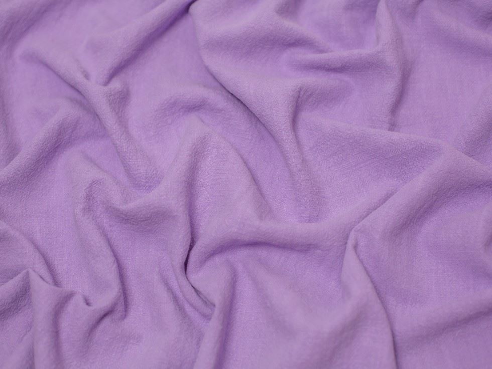 Minerva Soft Stonewashed Ramie Linen Weave Fabric Light Purple Ramie/Linen Minerva Core Range Nt-02155-142