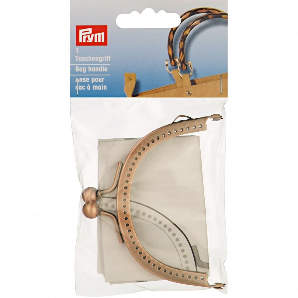 Prym Bag Purse Frame Brushed Copper
 