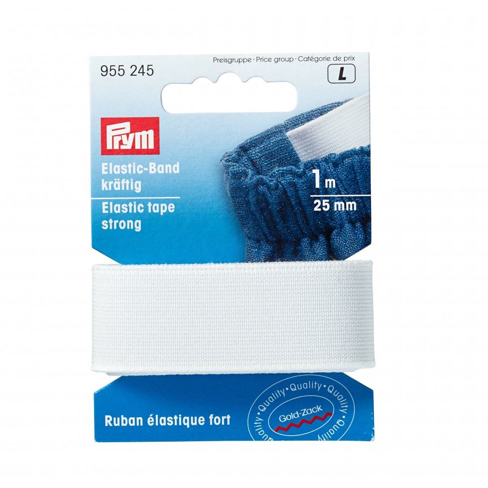 Prym White Strong Elastic Tape