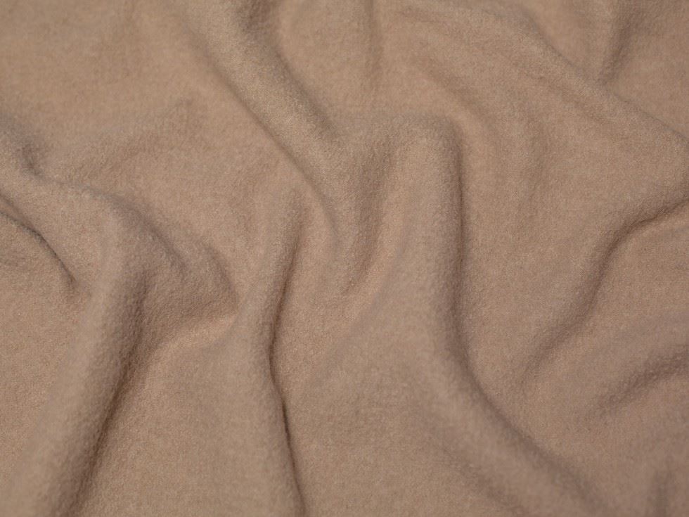 Minerva Core Range Cream 100% Pure Boiled Wool Coating Fabric